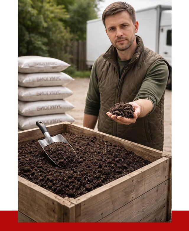 Купить биогумус в Черногорске с доставкой от 8676 р. за куб | ПРОНЕРУДЧрн