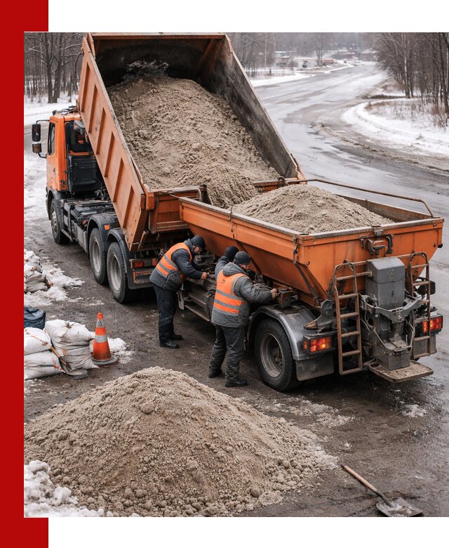 Поставка и вывоз пескосоля в Черногорске оптом и в розницу