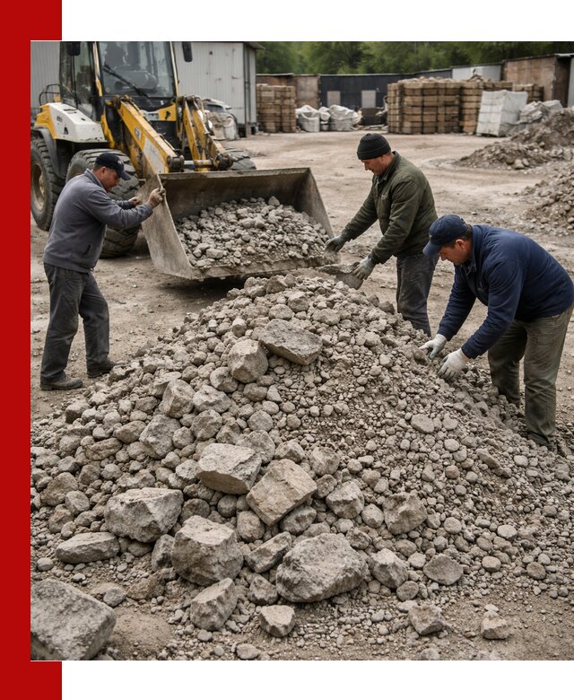Демонтаж и вывоз бой бетона в Черногорске