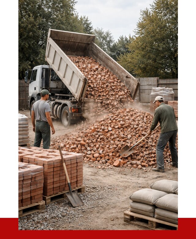 Бой кирпича в Черногорске с доставкой от 4287 руб/куб | ПРОНЕРУДЧрн