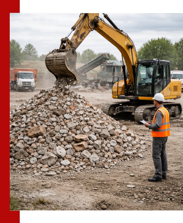 Доставка и вывоз строительного боя в Черногорске