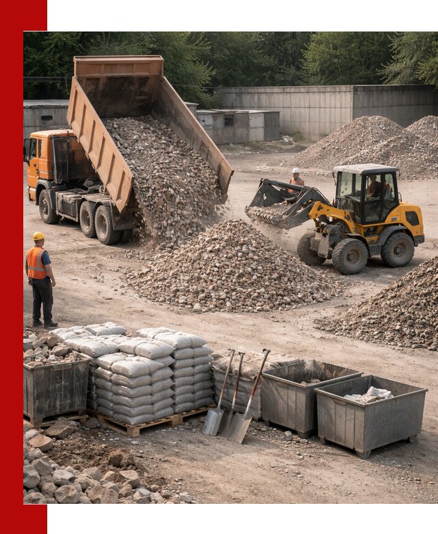 Вторичные материалы для отсыпки в Черногорске — поставка и доставка