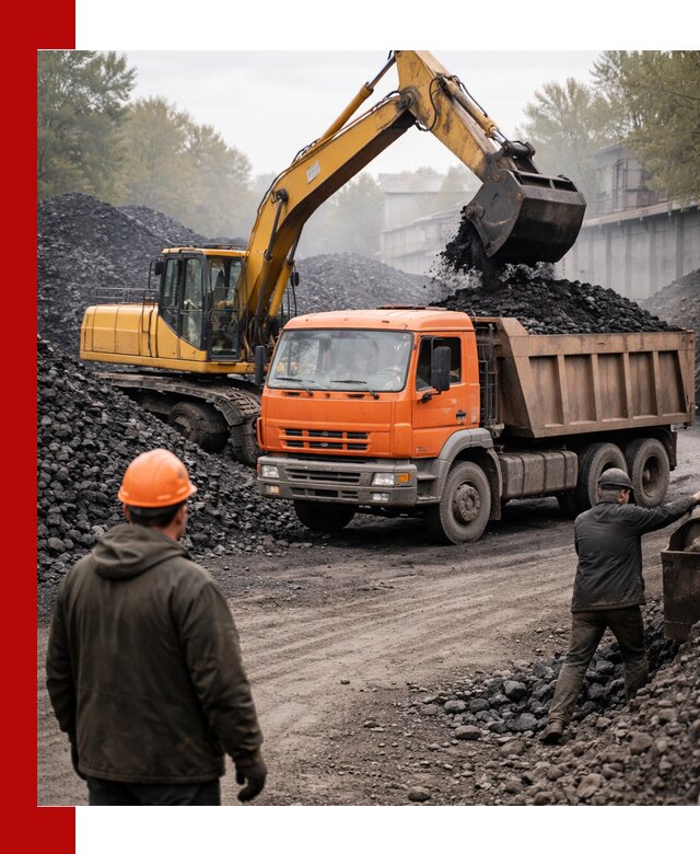 Доставка угля автотранспортом в Черногорске быстро и выгодно