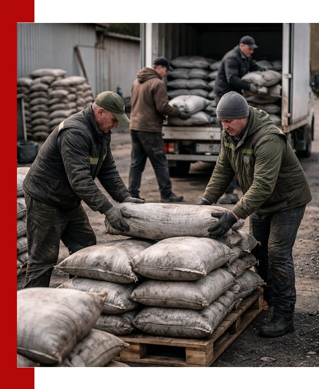 Доставка угля в мешках по выгодным ценам в Черногорске