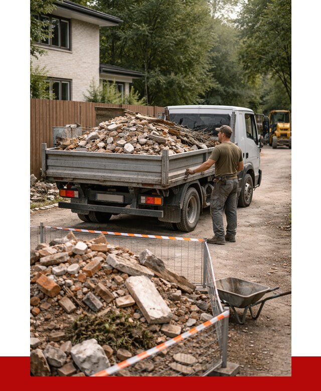 Вывоз строительного мусора с погрузкой в Черногорске от 7655 р | ПРОНЕРУДЧрн