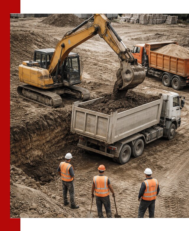 Разработка грунта для строительства и благоустройства в Черногорске