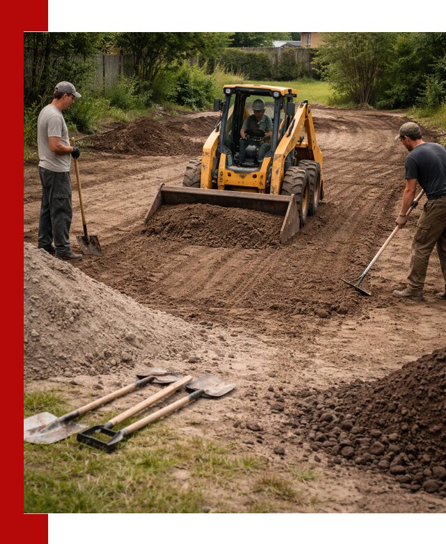 Планировка участка грунтом с вывозом и доставкой в Черногорске
