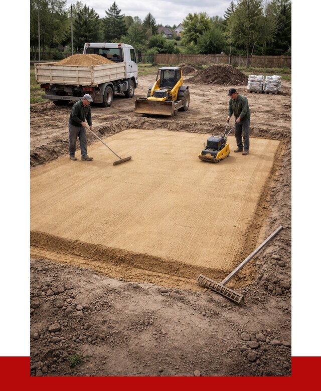 Устройство песчаной подушки в Черногорске от 4593 р. ПРОНЕРУДЧрн